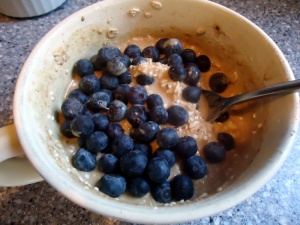 Cinnamon and Blueberry toppings