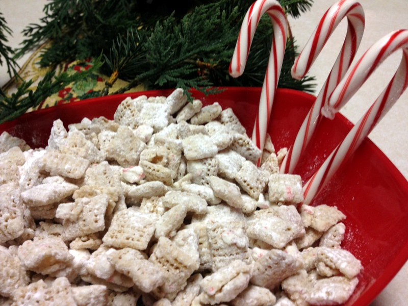 peppermint chex mix